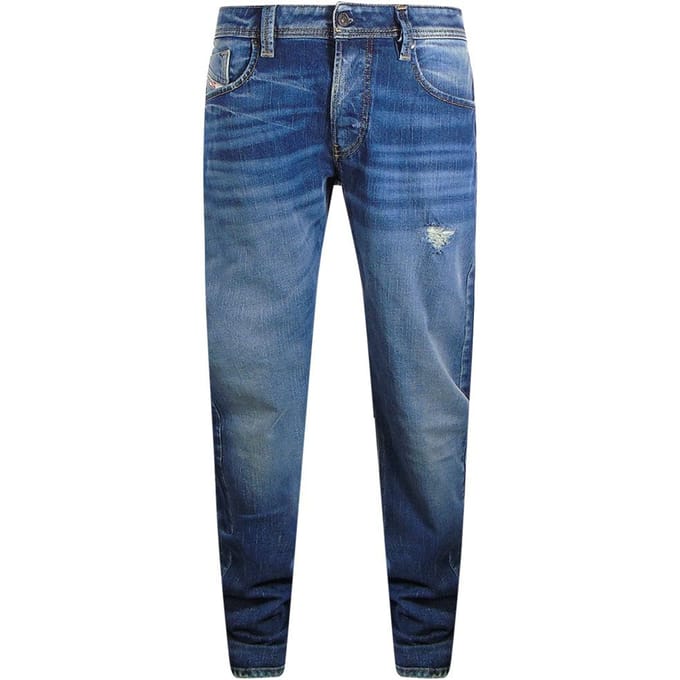 Diesel Heren Larkee-X Denim Jeans (Donkerblauw)