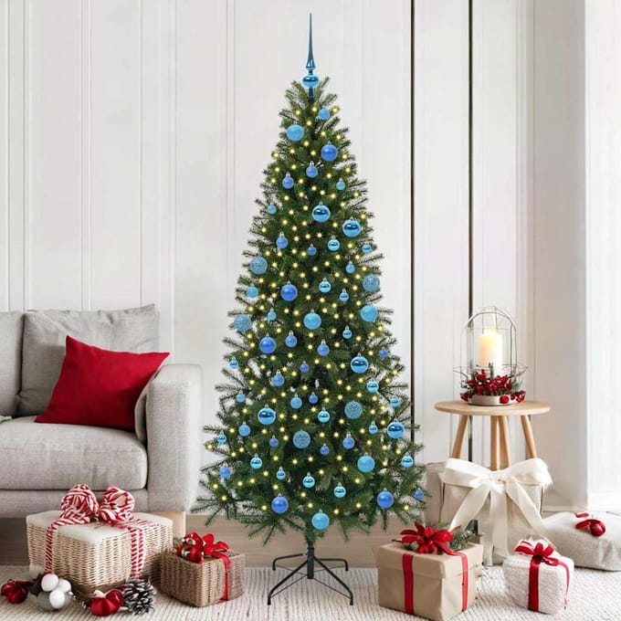 vidaXL - Kunstkerstboom - Groen - 180 - cm - PE - en - PVC