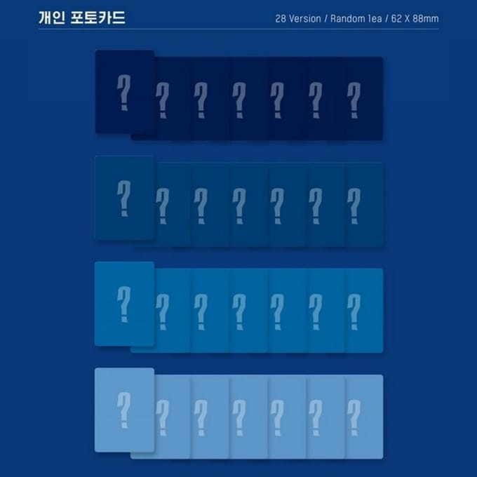 MONSTA X - FOLLOW FIND YOU(WILLEKEURIG) RANDOM 1EA blue