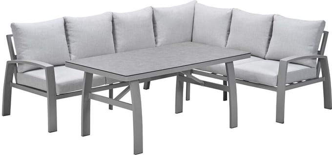 Garden Impressions Cameron lounge dining set 3-delig rechts - valley sand