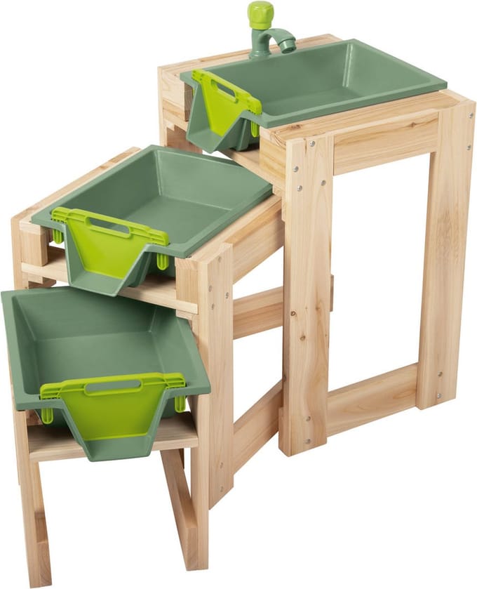 Playtive Waterspeeltafel set 3-delig 2+Jaar