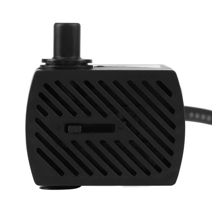 Mini Ultra Stille Dompelwaterpomp Visvijver Aquarium Tank Fontein  (-) black