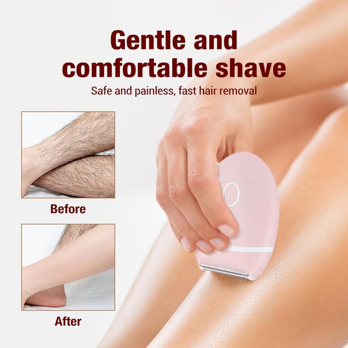 Vrouwen Elektrisch Scheerapparaat Epilator Mini Scheermes Permanent Ontharingsapparaat Hele Lichaam Mes Oksel Intieme Zone Ontharingsapparaat roze