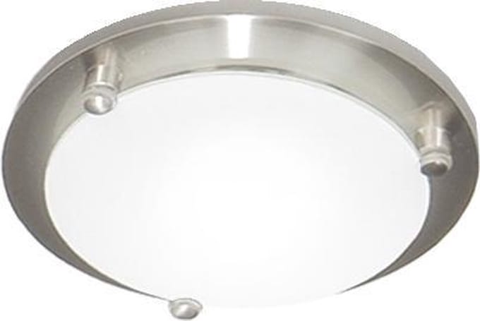 Plafondlamp Abano Rond G9-60W Nikkel Mat