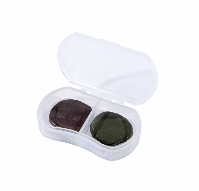 Ultimate Tungsten Putty Duo Pack 10g Brown & 10g Green - Vismateriaal