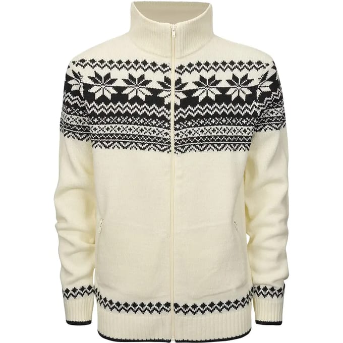 Brandit Herenvest, cardigan, Noors, wit,ite