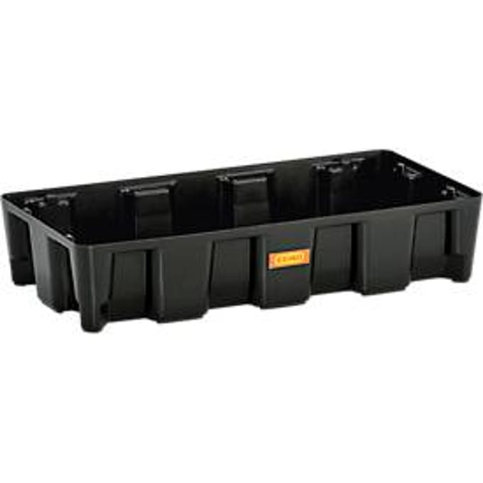 PE lekbak 35HD, gemaakt van polyetheen, 100% recyclebaar, zonder PE rooster