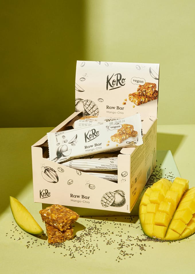 Raw bar mango-chia 20 x 50 g