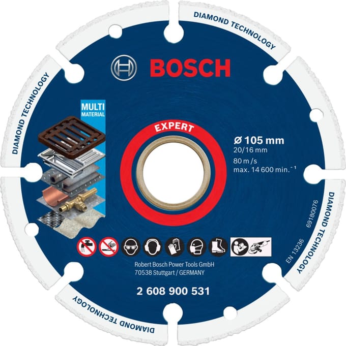 Bosch DIAMANTSKIVE TIL Metaal 100X20/16MM