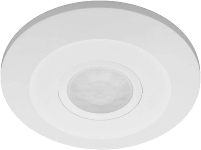 Draadloze Bewegingsmelder PIR voor Binnen 360 Graden Wit