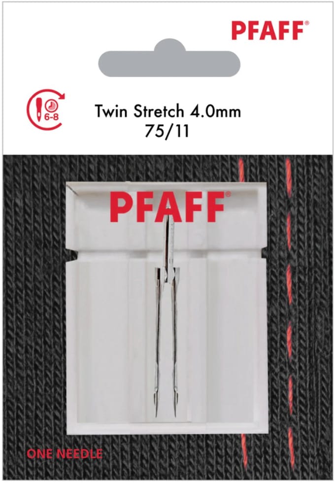 Pfaff Tweelingnaald Stretch / 75 / 4 mm (1 stuk) Naalden