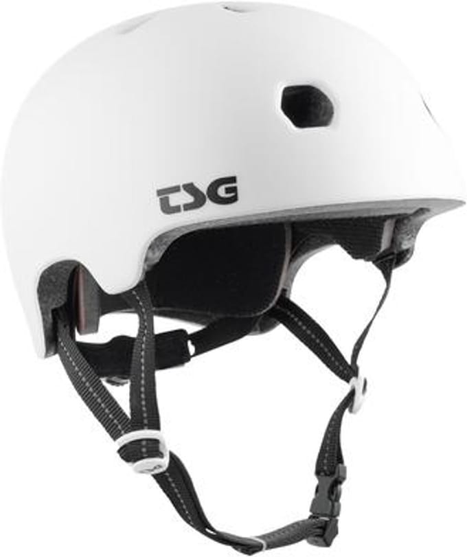 TSG Meta skateboard helm satin white