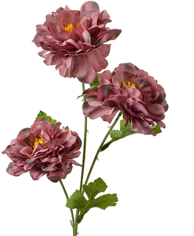 Clayre & Eef Kunstbloem 64 cm Paars Kunststof