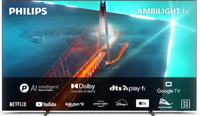 Philips OLED 55OLED708 4K Ambilight-TV - Smart TV