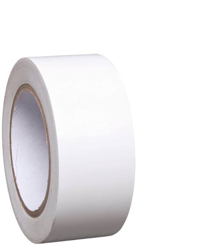Proline vloermarkering tape vinyl - 33 meter x 75 mm - wit