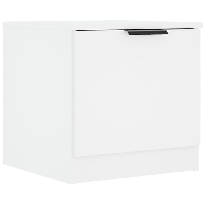 vidaXL - Nachtkastje - 40x39x40 - cm - wit