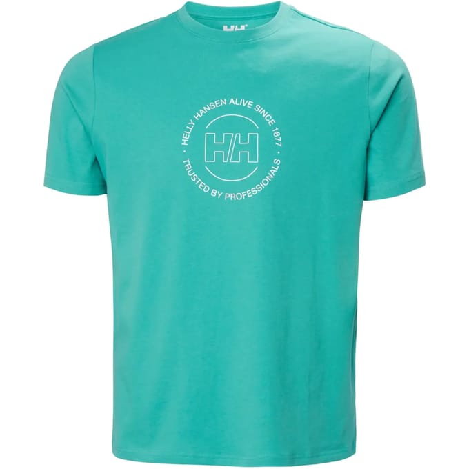 Helly Hansen Core Graphic T 2.0 T-shirt Met Korte Mouwen Groen S Man