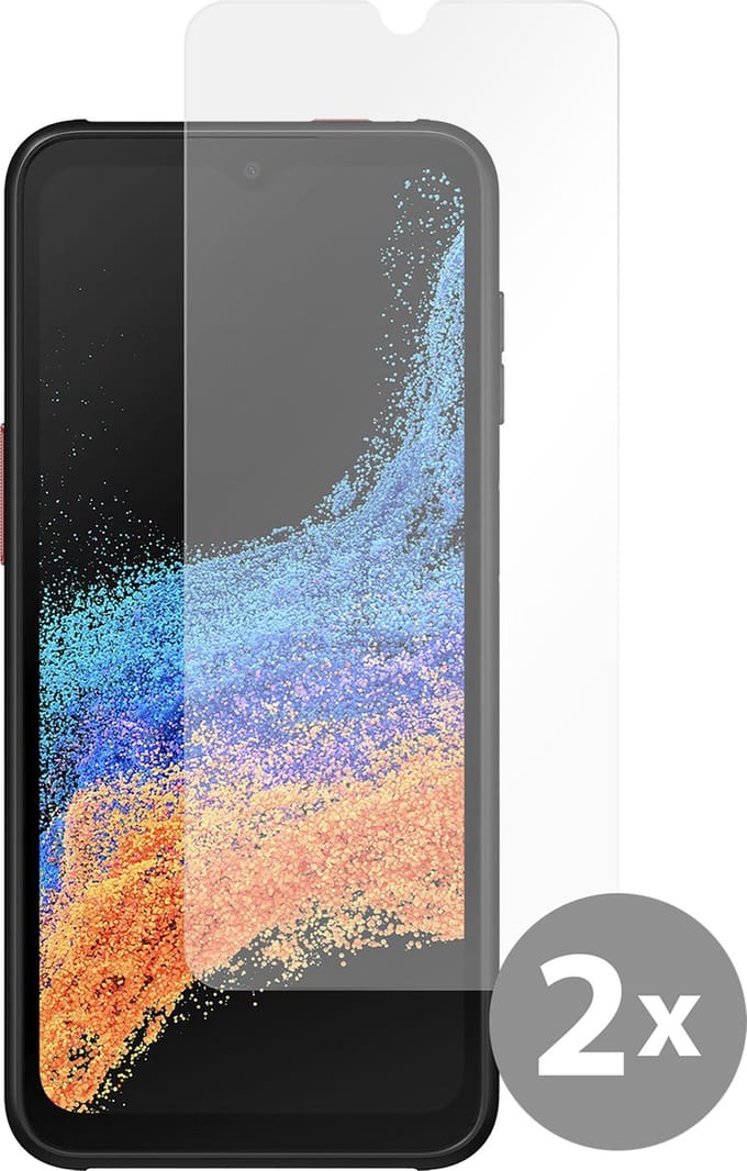 Cazy screenprotector geschikt voor Samsung Galaxy Xcover 6 Pro - Screenprotector Gehard Glas - 2 Stuks