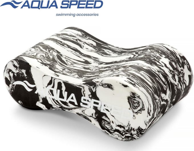 Aqua Speed SWIRL Pull Buoy - Optimaliseer je Bovenlichaam training tijdens het Zwemmen - Zwart
