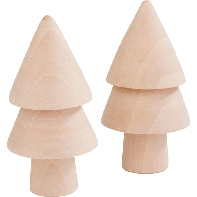 VBS Houten dennenbomen