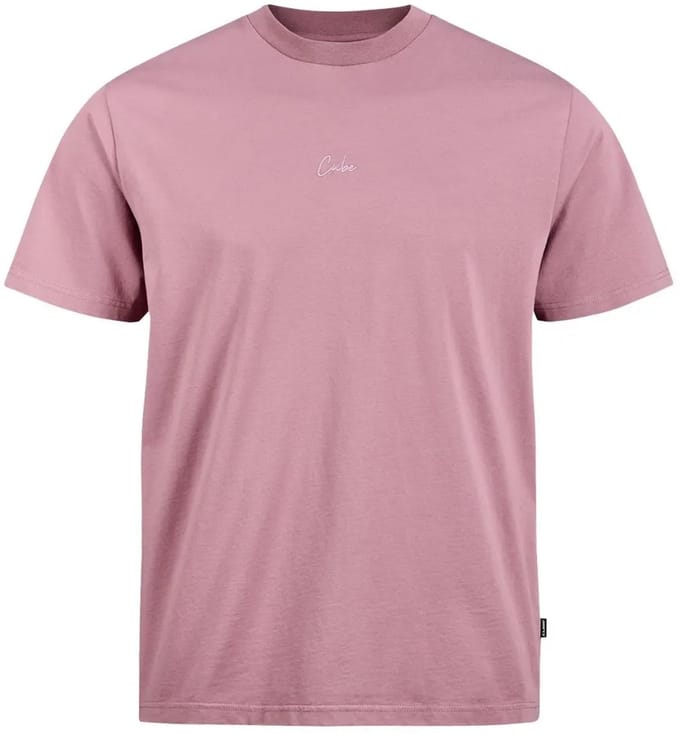 Cube Organic Script Gty Fit T-shirt Met Korte Mouwen Paars L Man