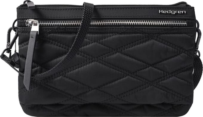 Hedgren Schoudertas Inner City Emma Crossover 3 CMPT RFID New Quilt Full Black Zwart