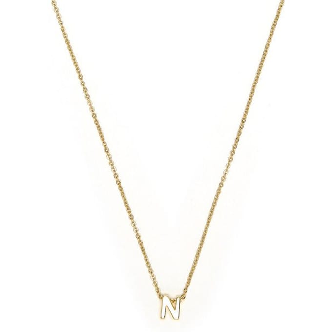 Luxenter Ketting met 18-karaats geelgouden afwerking - Alphabet