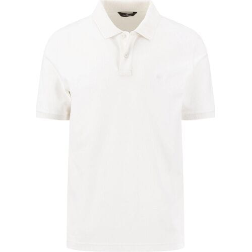 Fynch-Hatton Polo Uni Color Compact Cotton New Off White / male