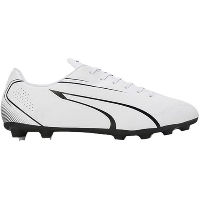 Puma Heren Vitoria FG/AG Voetbalschoenen (Wit/zwart)