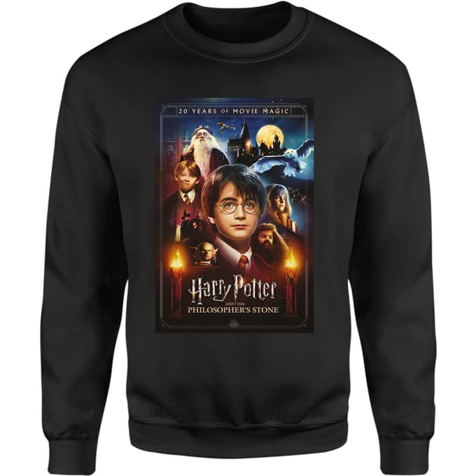 Harry Potter Philosopher's Stone Sweatshirt - Black - XXL