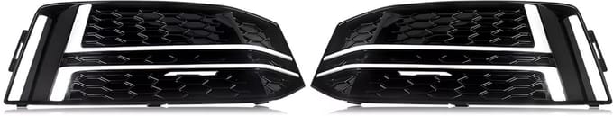 Grille - Voor Audi A4 B9 S-Line 2016-2018 - Auto accessoires - Mistlichtgrille - Zonder lampgat