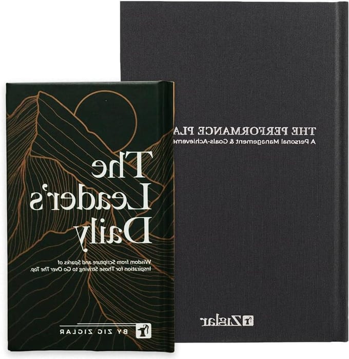 Performance Planner - Agenda Journal - Doelen Stellen - Ongedateerde Pagina's - 23 x 15 x 8 cm - Zwart
