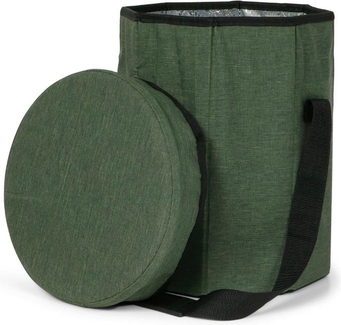 SENZA Sit To Go Koeltas 28L - Te Gebruiken Als Kruk - Groen