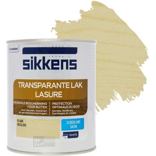 Sikkens - Transparante Buitenlak Zijdeglans - Blank - 750 Ml