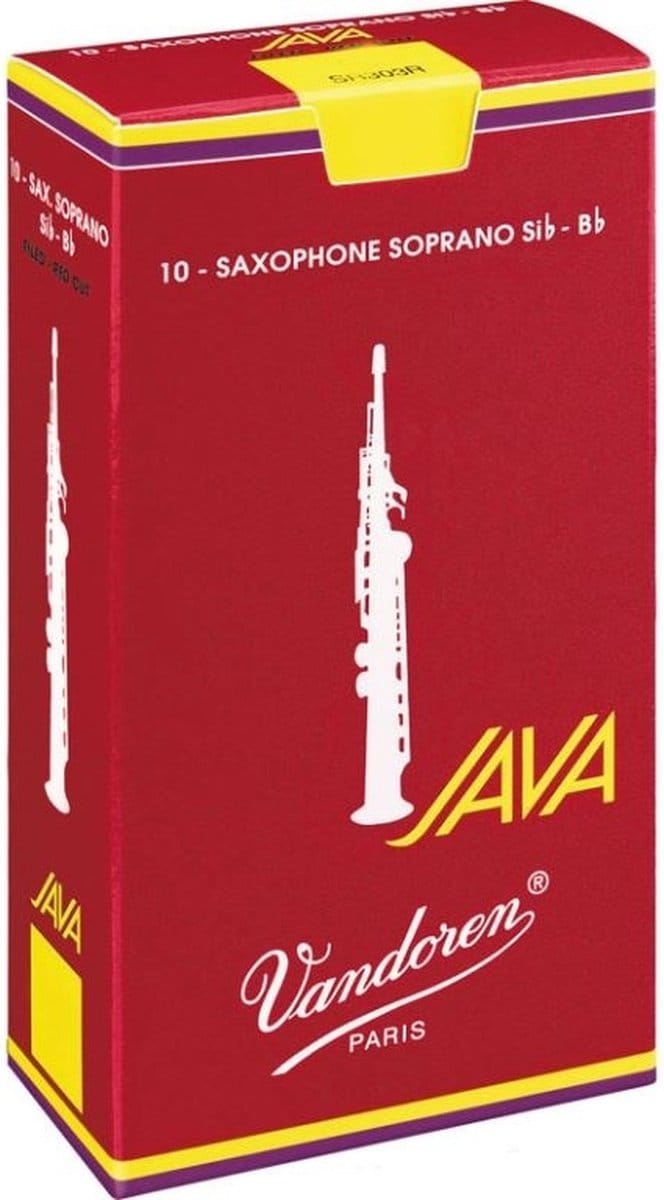 Vandoren Rieten JAVA Red Sopraan Saxofoon Sterkte 3,5