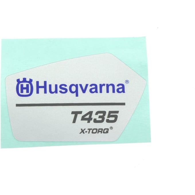 Husqvarna t435 starterkap sticker