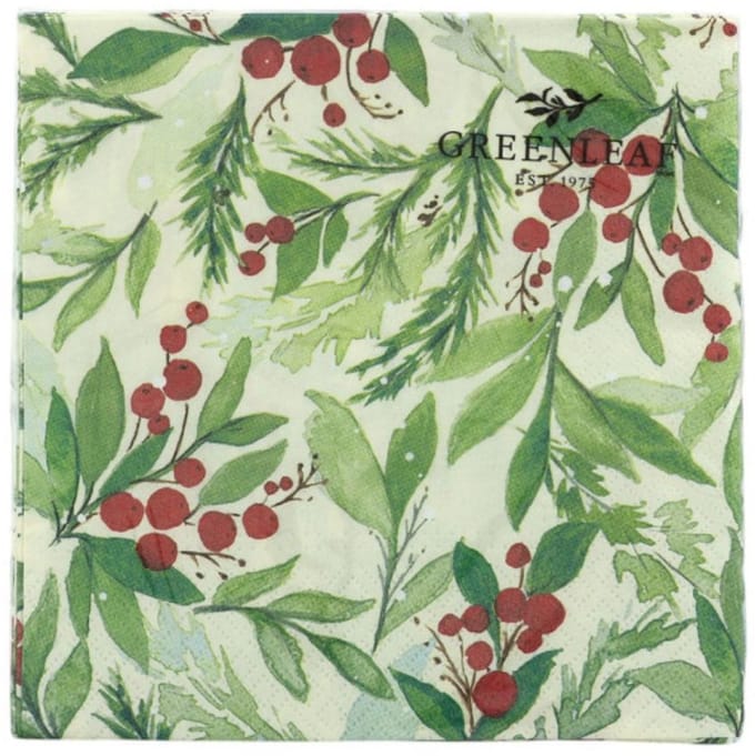 Greenleaf Servet Merry Memories