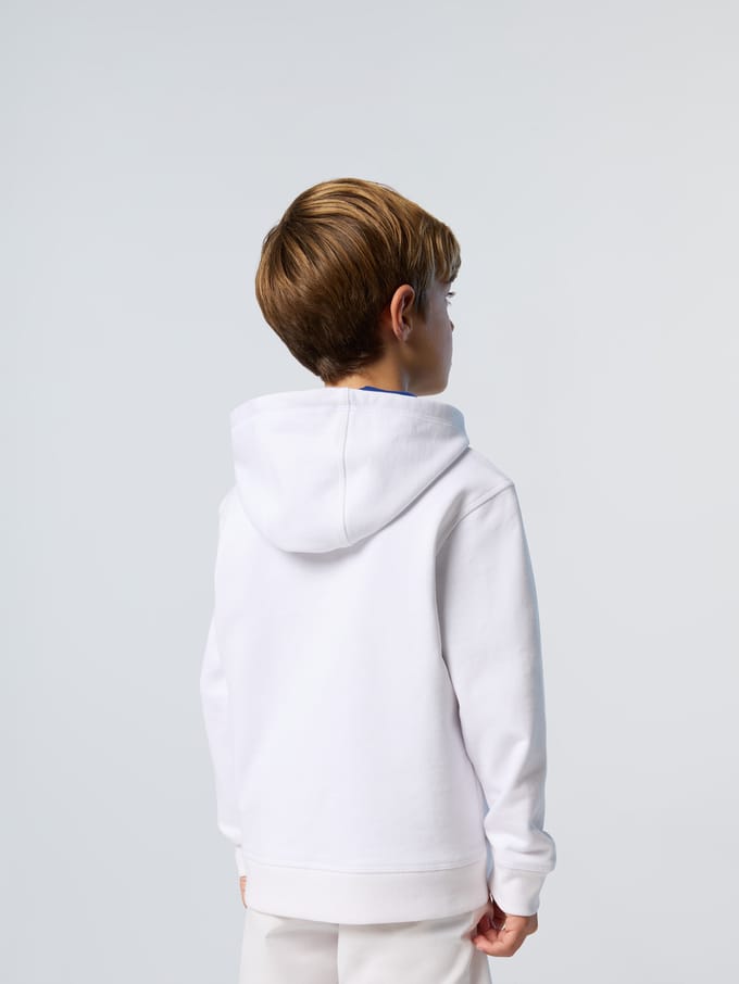North Sails Hoodie Rits met logopatch