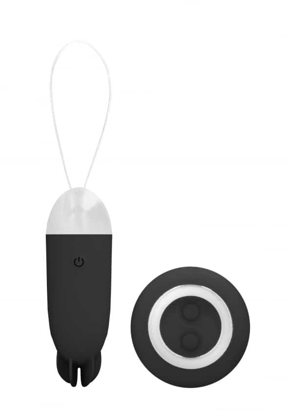 Noah - Dual Rechargeable Vibrating Remote Toy - Black