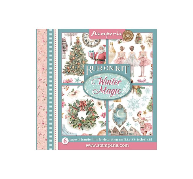 Stamperia Rub On assortiment "Winter Magic"