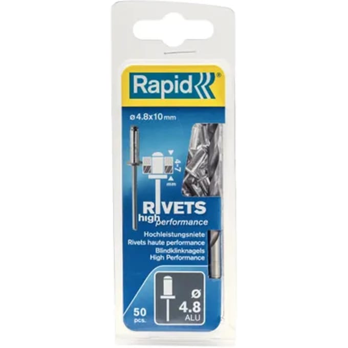 Rapid Blindklinknagels High Performance 4,8x10mm – 50 Stuks