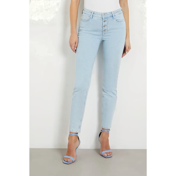 GUESS  Eco 1981 Exposed Button High Surf Größe: W24L29 | Skinny Pants Outlet | Damen