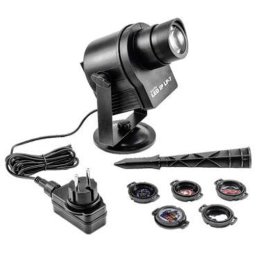 EUROLITE kerst projector buiten - LED IP LP-7 - Logo Projector - Outdoor Gobo Projector