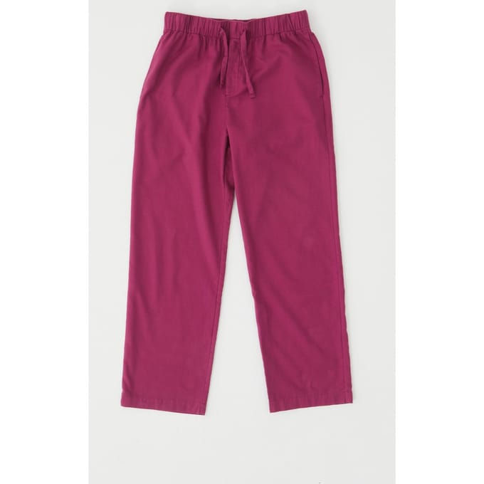 Tekla Unisex Flannel, Pyjamas Pants Grape Größe: S | Nachtwäsche Outlet | Unisex | Violett