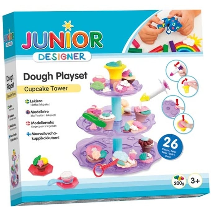 Junior Designer JDE Cupcaketoren Boetseerset