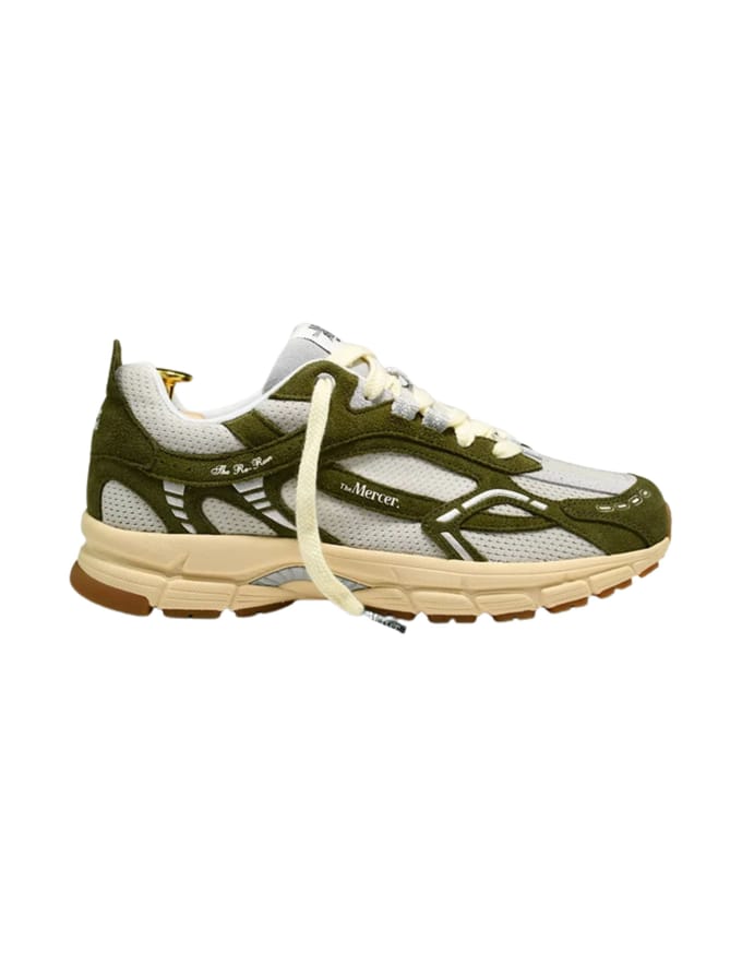 Mercer The Re-run Vintage Sneakers Groen Me263002