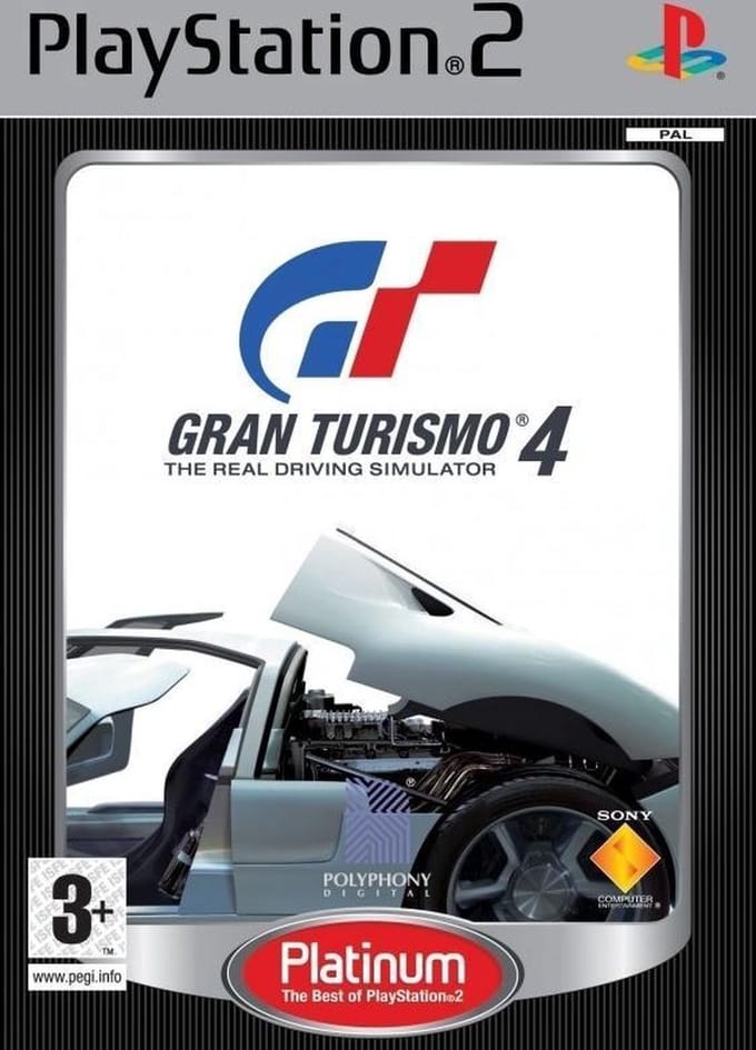 Gran Turismo 4-Platinum Duits (PlayStation 2) Gebruikt