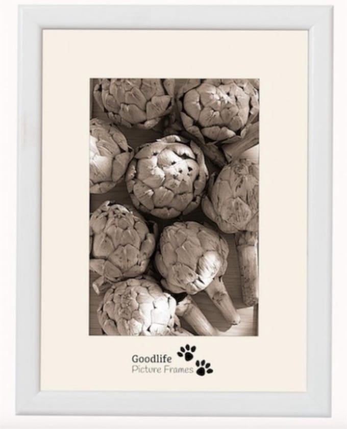 Fotolijst Merano 18x24 Wit - Normaal glas - 12 mm breed profiel - Goodlife Picture Frames