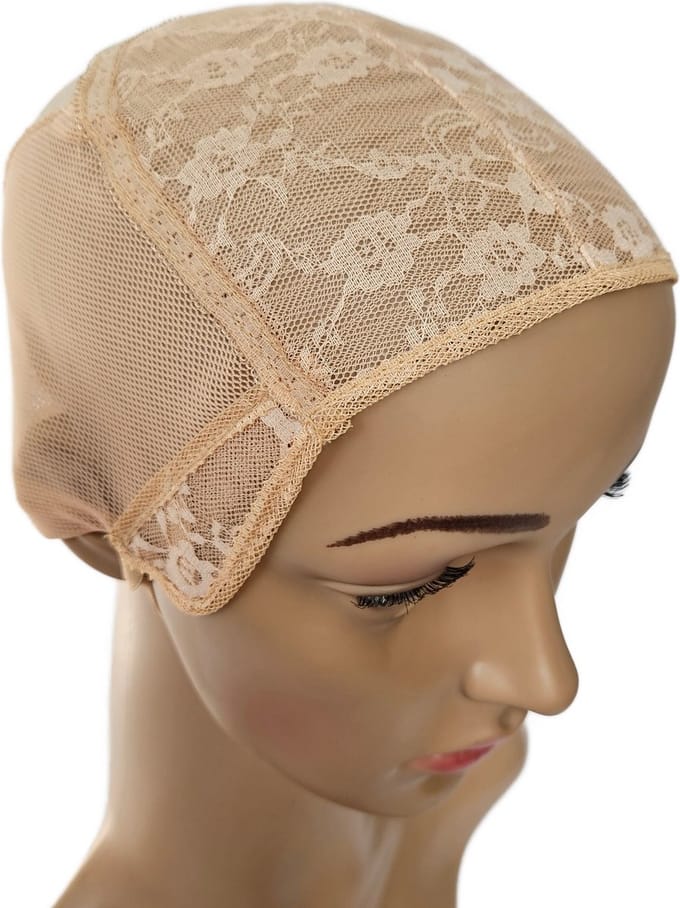 BamBella® Wig Cap licht bruin - Pruik Maken - Haar netje kapje