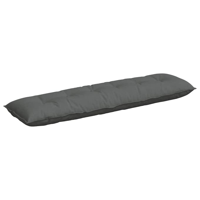 vidaXL - Rugkussen - Donkergrijs - 200 - x - 19 - x - 50 - cm - Stof